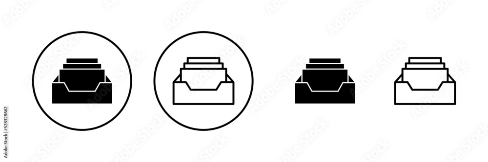 Archive folders icon vector. Document vector icon. Archive storage icon. Archive folders icon vector. Document vector icon. Archive storage icon.
