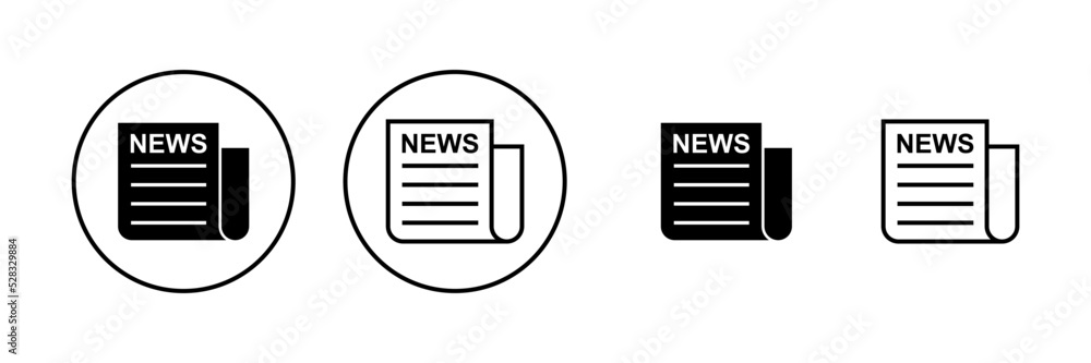 Newspaper icon vector. news paper sign and symbolign Newspaper icon vector. news paper sign and symbolign