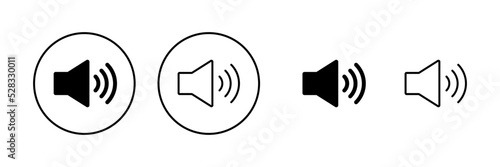 Speaker icon vector. volume sign and symbol. loudspeaker icon. sound symbol
