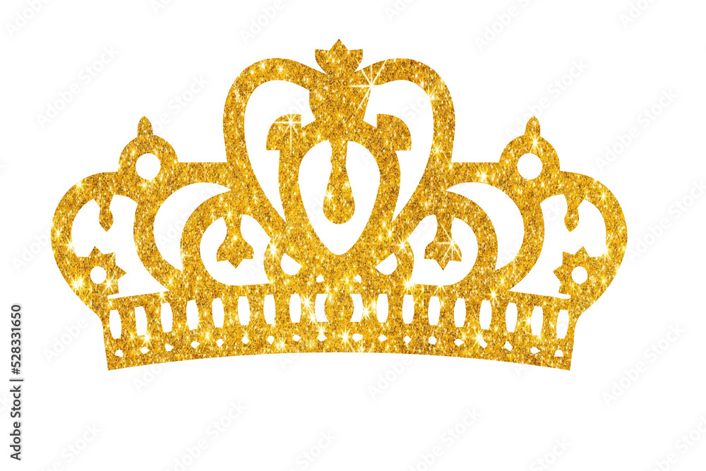 Gold Glitter Crown of Thorns PNG Background Stock Illustration  Adobe 