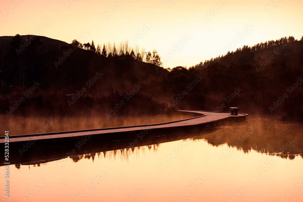 Φωτογραφία Sunrise in Peka Peka regional park, Hawke's Bay, New Zealand