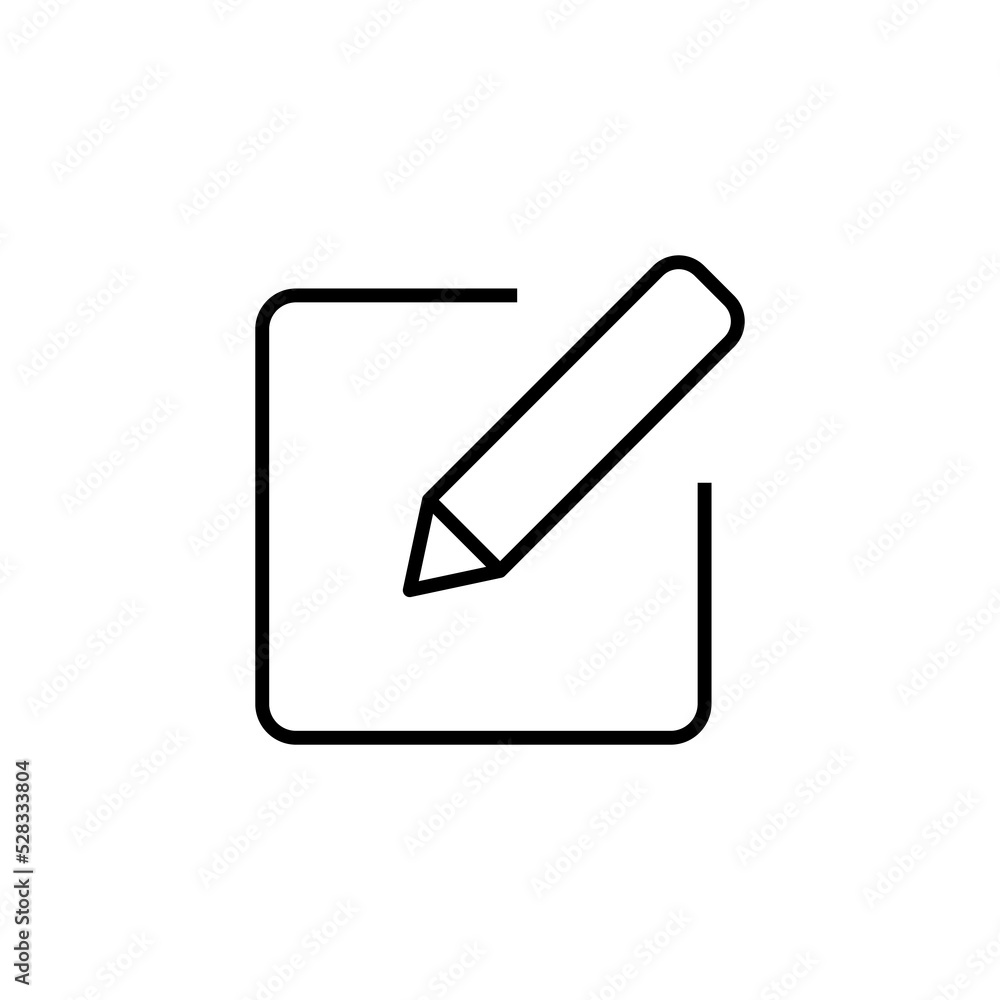 Edit icon vector for web and mobile app. edit document sign and symbol. edit text icon. pencil. sign up Edit icon vector for web and mobile app. edit document sign and symbol. edit text icon. pencil. sign up