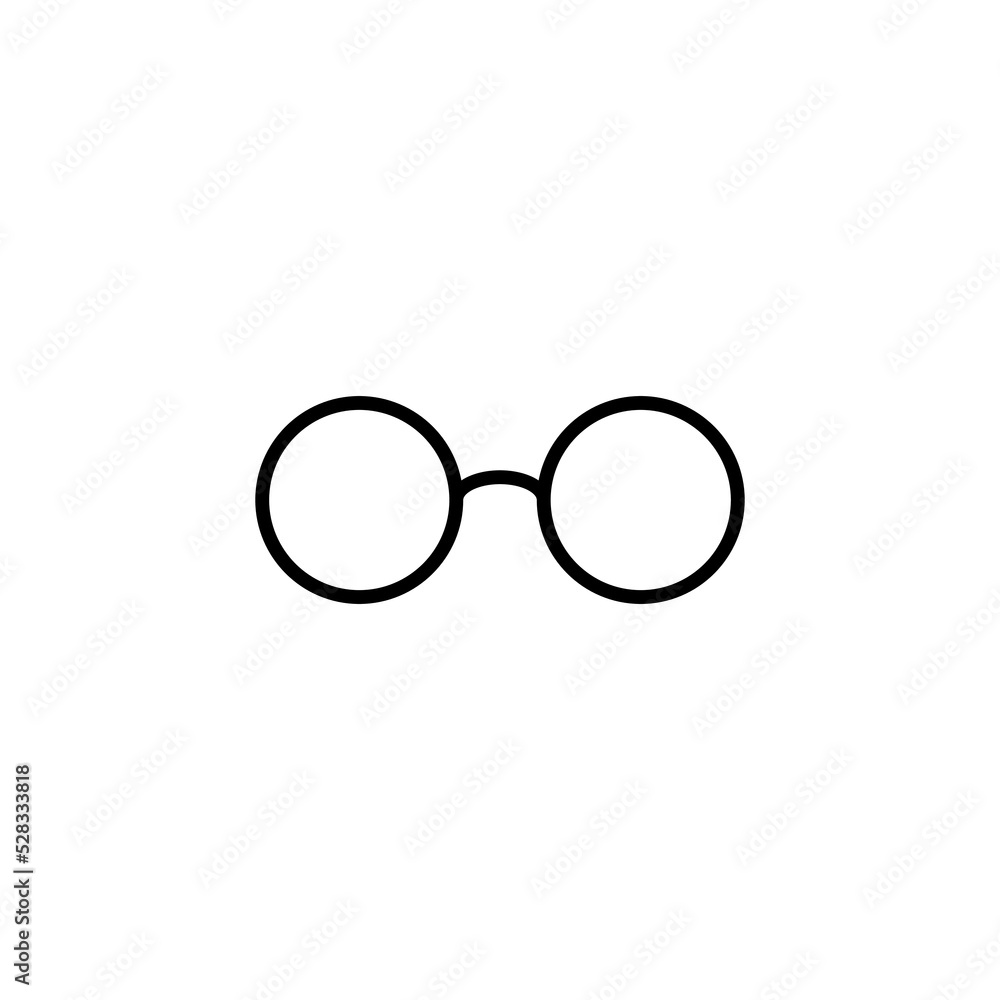 Glasses icon vector for web and mobile app. Glasses sign and symbol Glasses icon vector for web and mobile app. Glasses sign and symbol
