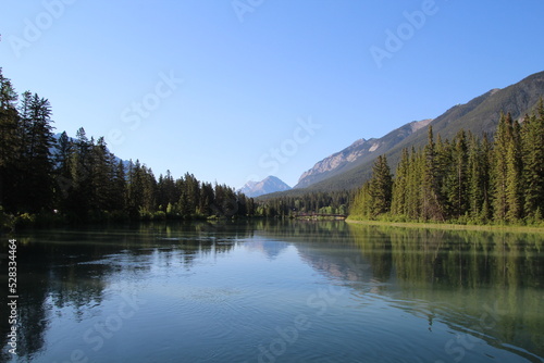 Fototapeta Naklejka Na Ścianę i Meble -  Mountain Reflections, Banff National Park, Alberta