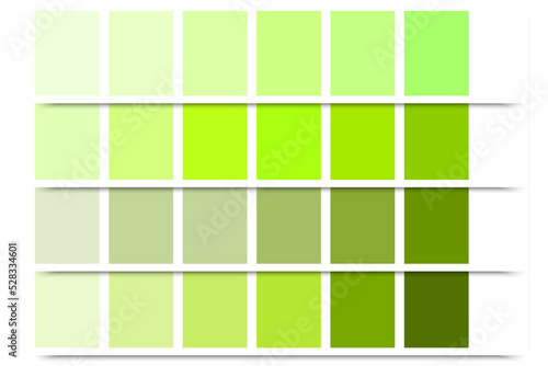 green palette. Pastel colors. Modern background design. Vector illustration. Stock image.
