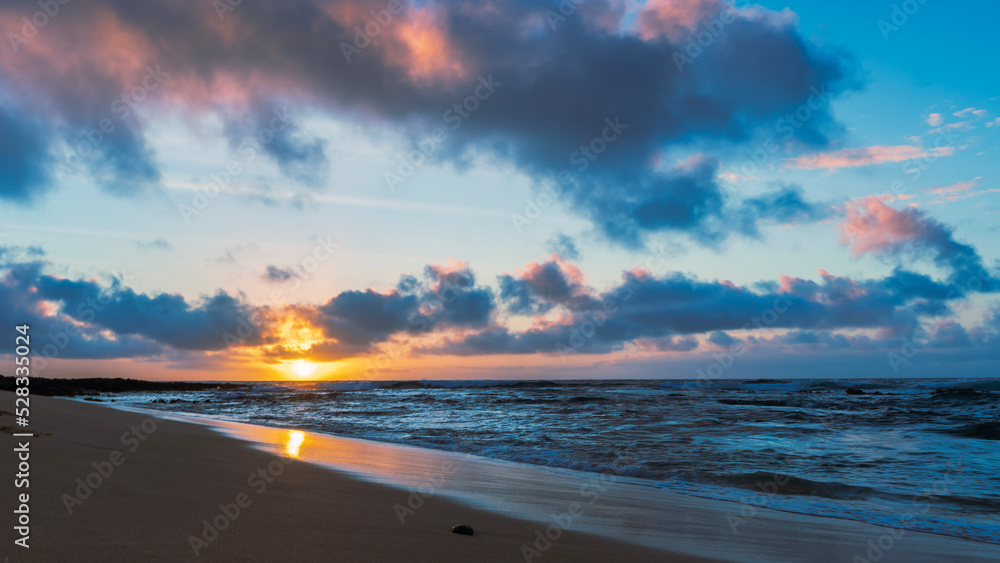 Fototapeta premium sunset on the beach