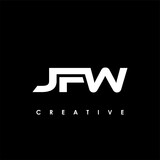 JFW Letter Initial Logo Design Template Vector Illustration