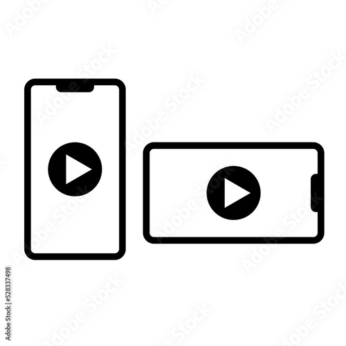 スマホ再生アイコン