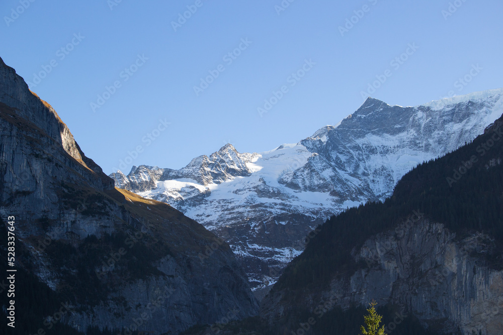 Mountain view in Grindelwald, Switzerland