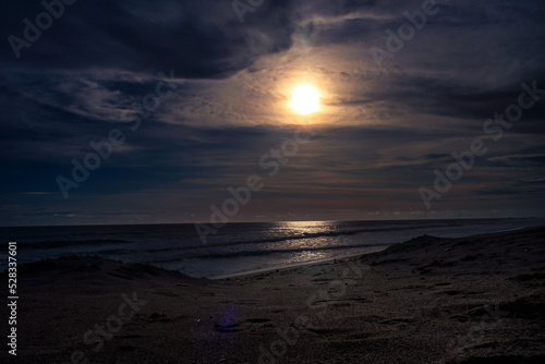 Fototapeta Naklejka Na Ścianę i Meble -  Dark night in beach