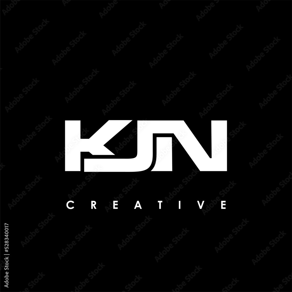 KJN Letter Initial Logo Design Template Vector Illustration