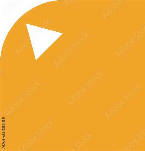 Free Download curved orange square and triangle - GFXLoad