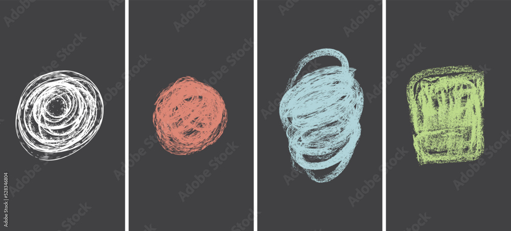 Chalked design element Chalked design element