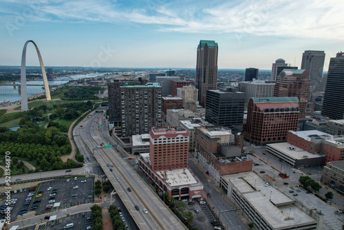 Wallpaper Mural St Louis Missouri Skyline 1 Torontodigital.ca