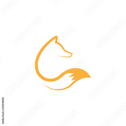 Fox icon logo design