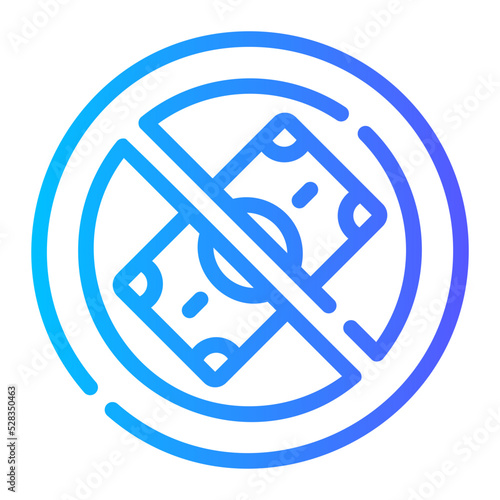 no money icon