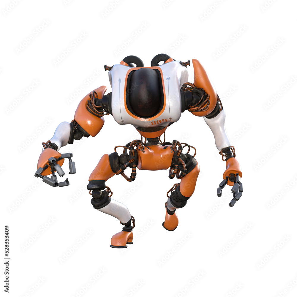 Cartoon roboter. Character for collages, Clipart, photobashing. 3d rendering illustration PNG. Cartoon roboter. Character for collages, Clipart, photobashing. 3d rendering illustration PNG.