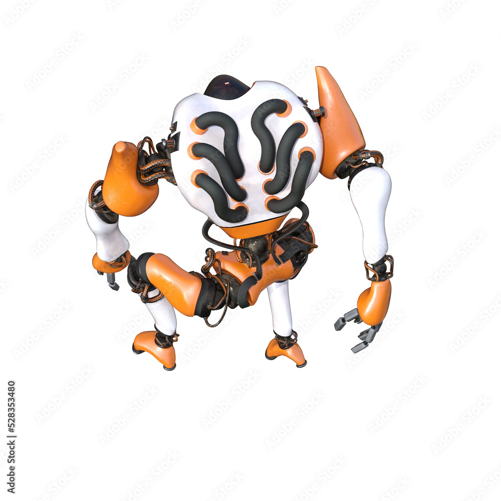 Cartoon roboter. Character for collages, Clipart, photobashing. 3d rendering illustration PNG. Cartoon roboter. Character for collages, Clipart, photobashing. 3d rendering illustration PNG.