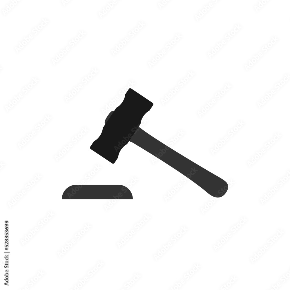 Mallet vector icon Mallet vector icon
