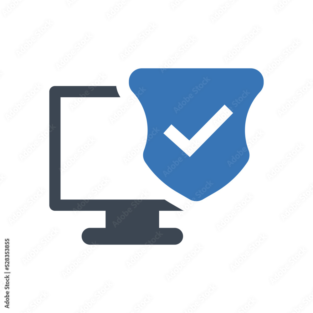 Computer security icon Computer security icon