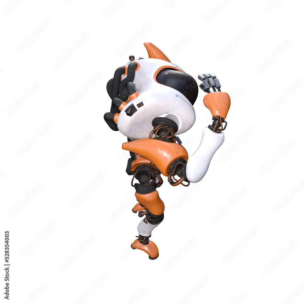 Cartoon roboter. Character for collages, Clipart, photobashing. 3d rendering illustration PNG. Cartoon roboter. Character for collages, Clipart, photobashing. 3d rendering illustration PNG.