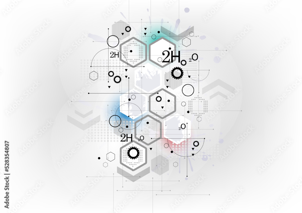 abstract background chemical formula technology business abstract background chemical formula technology business