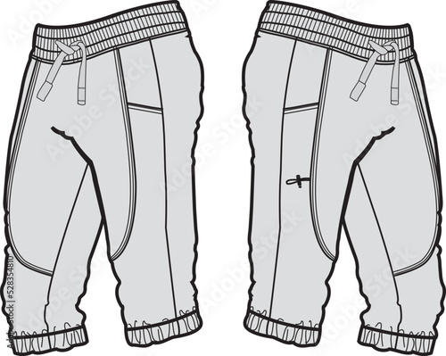 Jogger, Sport suits design template, sweat pant, jogging