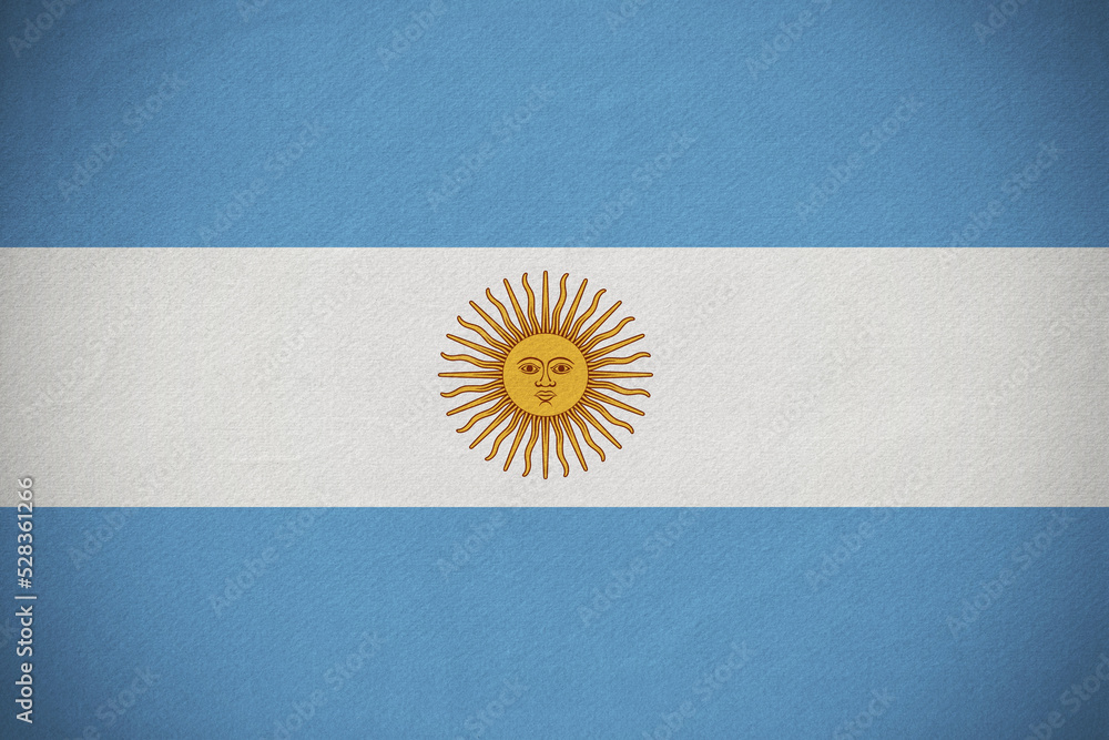 Naklejka premium Argentina national flag