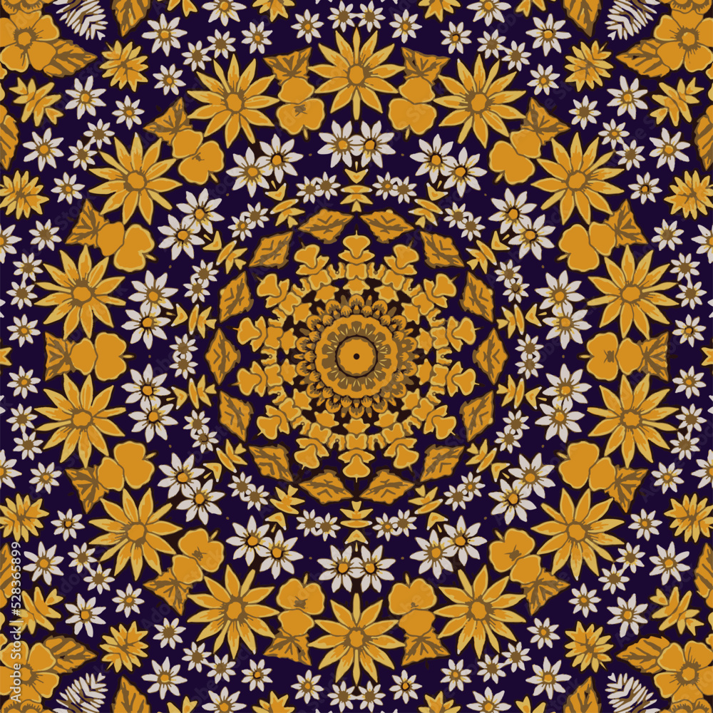 Festival art vector seamless pattern mandala Festival art vector seamless pattern mandala