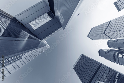 Photography Exterior of modern building. Architecture abstract background