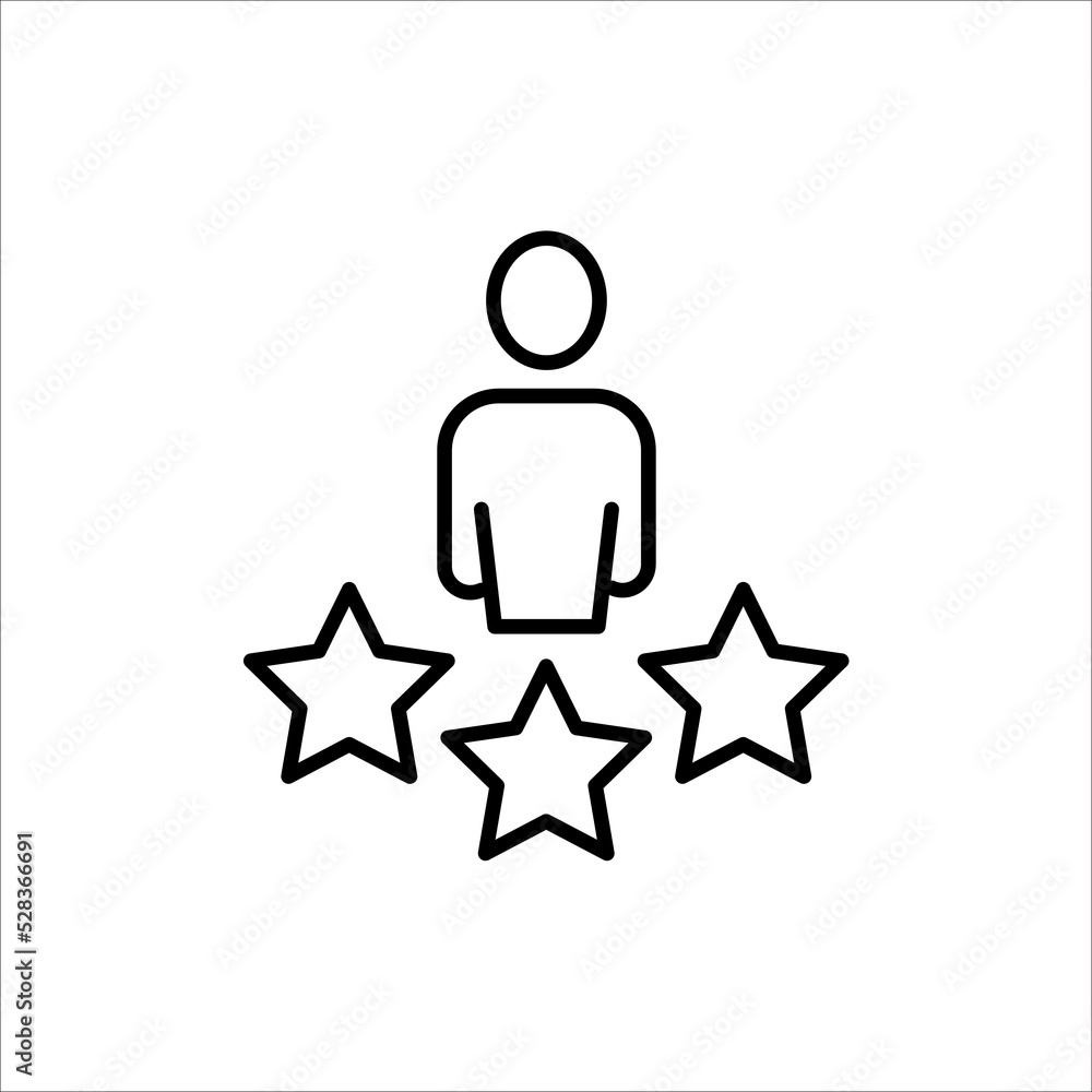 Customer experience concept line icon. Simple element illustration. Customer experience concept outline symbol design. Customer experience concept line icon. Simple element illustration. Customer experience concept outline symbol design.