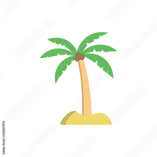 Palm Tree icon design template vector illustration