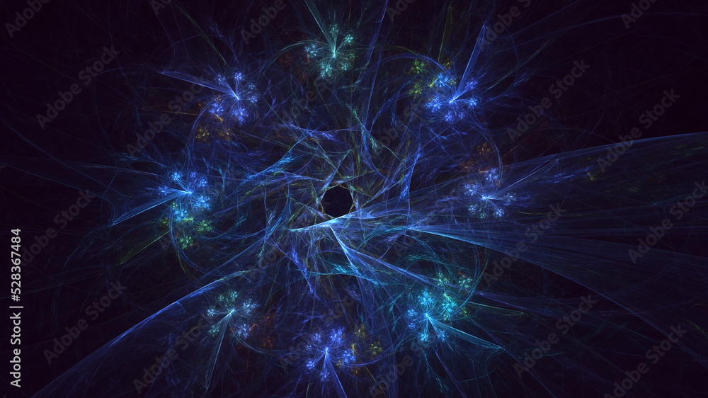 3D rendering abstract round light background 3D rendering abstract round light background