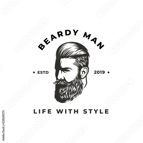 Beard Man Logo