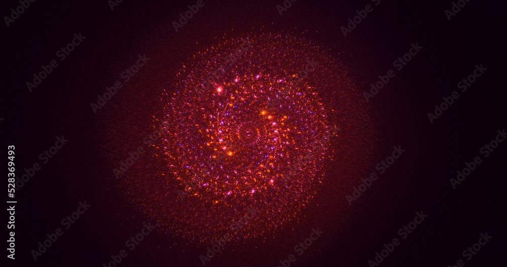3D rendering abstract round light background 3D rendering abstract round light background