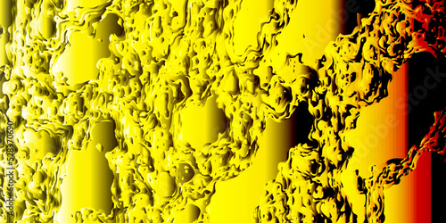 Water droplets on colored glass. Abstract background texture.  yellow huge cracks on grungy cover texture , wonderful abstract photo background