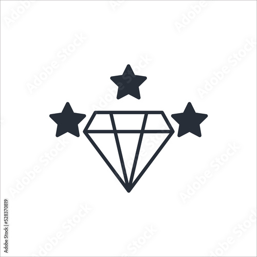 Diamond Symbol Icon Vector Design Illustration