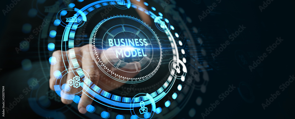 Business, Technology, Internet and network concept. Shows the inscription: BUSINESS MODEL. Business, Technology, Internet and network concept. Shows the inscription: BUSINESS MODEL.