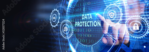 Cyber security data protection business technology privacy concept.