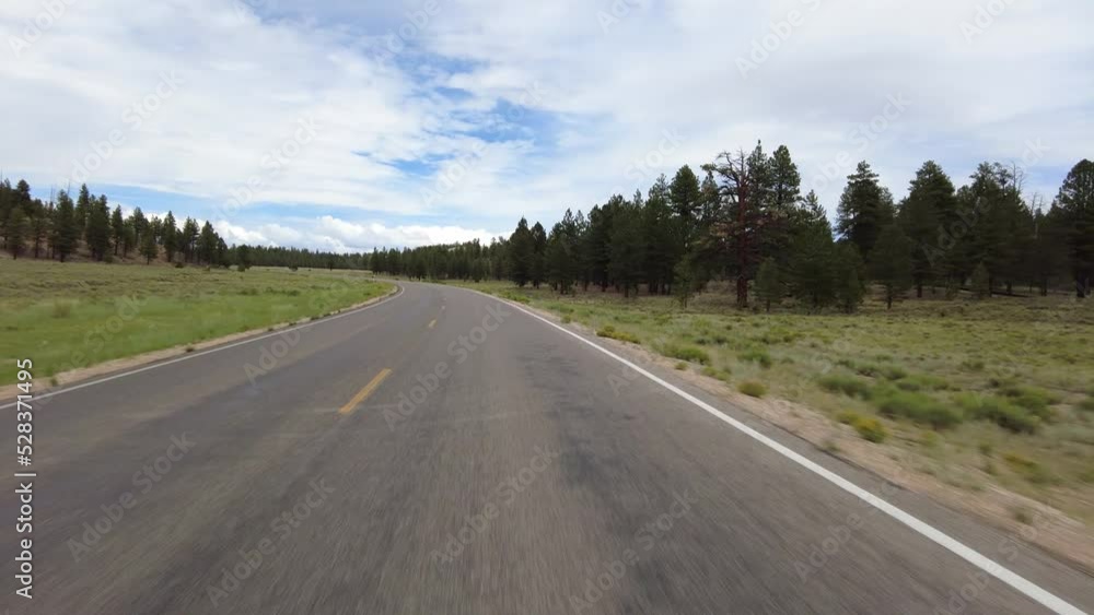 Driving Plate Bryce Canyon Scenic Drive Northbound Multicam Set 28 Front View Prairie Utah Southwest USA Driving Plate Bryce Canyon Scenic Drive Northbound Multicam Set 28 Front View Prairie Utah Southwest USA