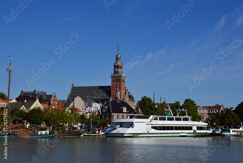 Panorama of the Town Leer, Ostfriesland, Lower Saxony photo