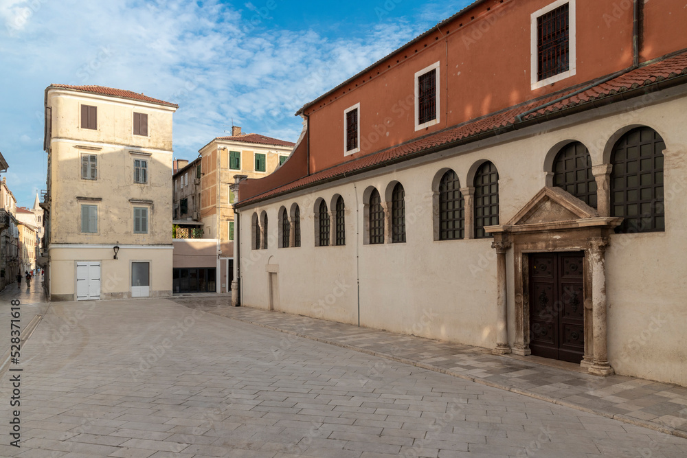 Streets of old town of Zadar