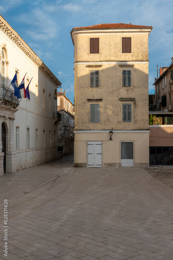 Streets of old town of Zadar