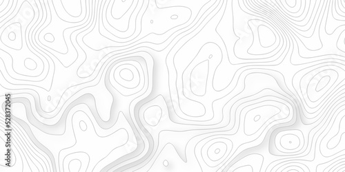 Abstract pattern topographic map background. Line topography map contour background, geographic grid. Abstract vector illustration. 