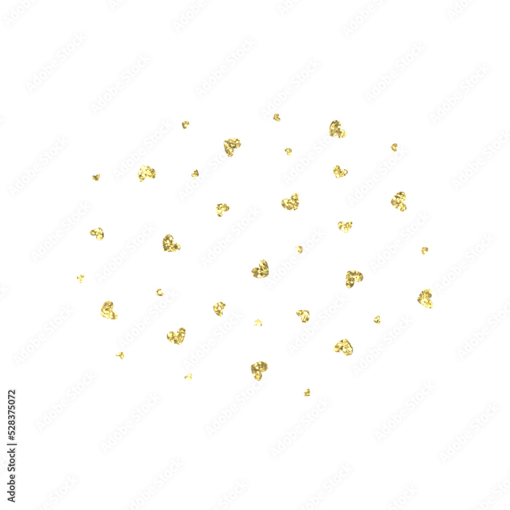 Gold Glitter Hearts Gold Glitter Hearts