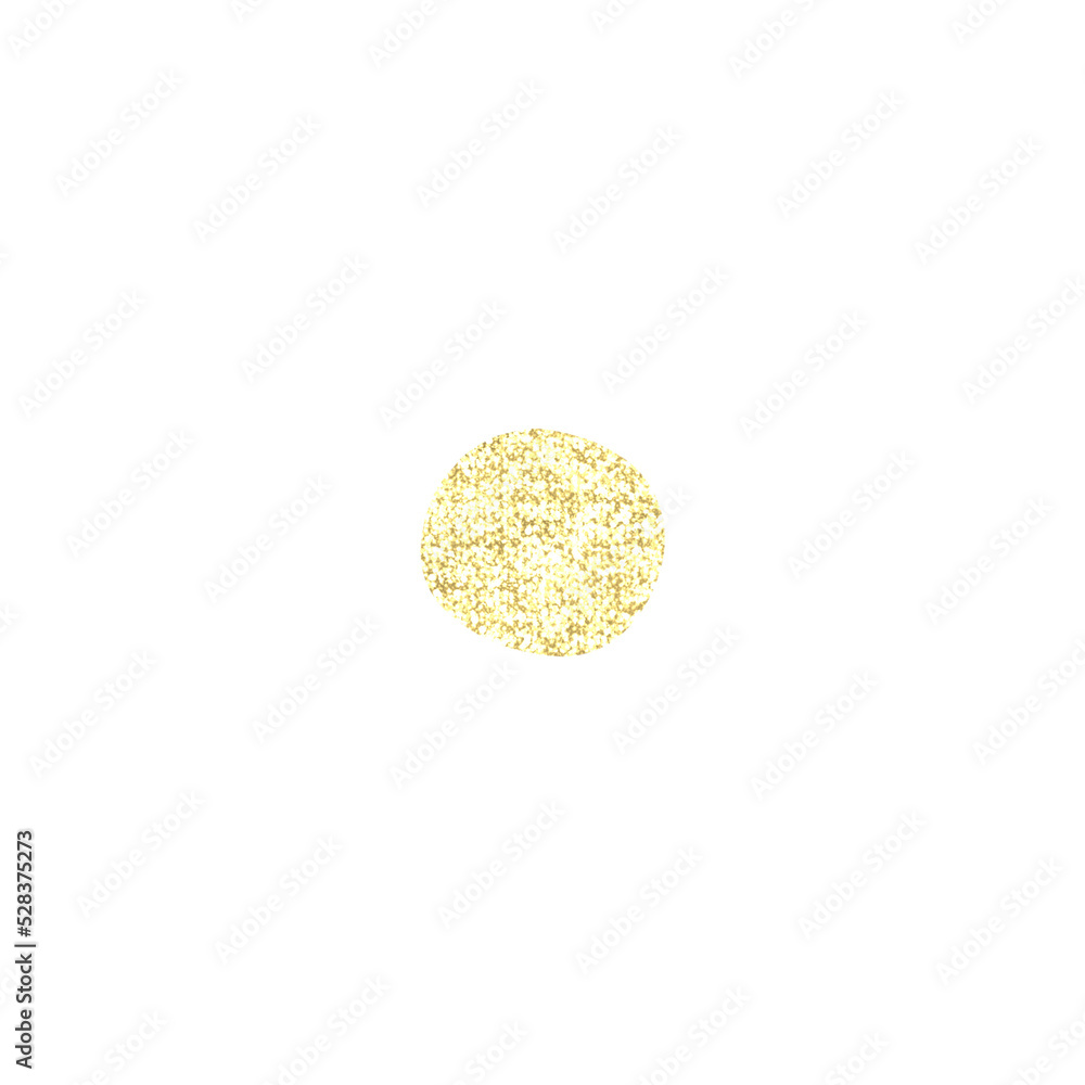 Gold Glitter Blob Gold Glitter Blob