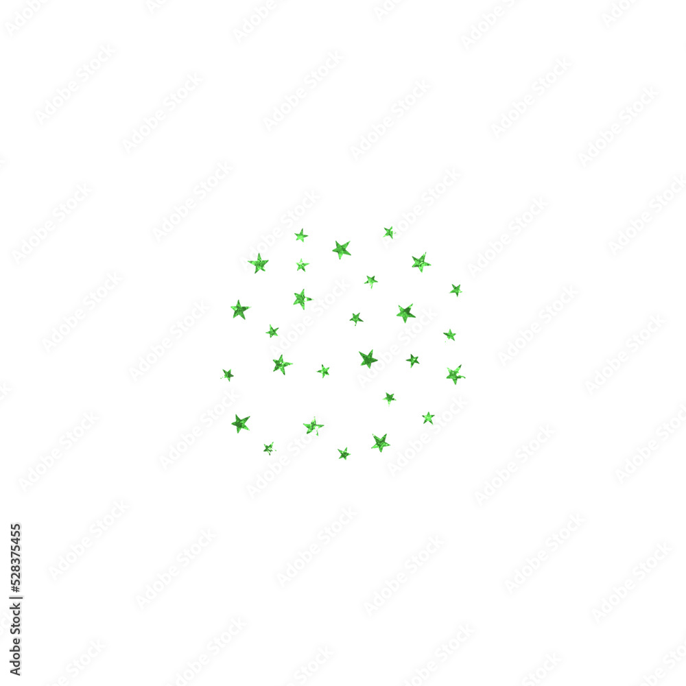 Green Glitter Stars Green Glitter Stars