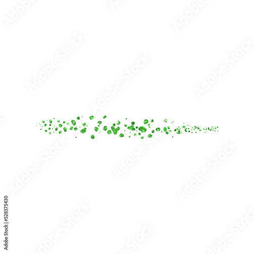 Green Glitter Dots
