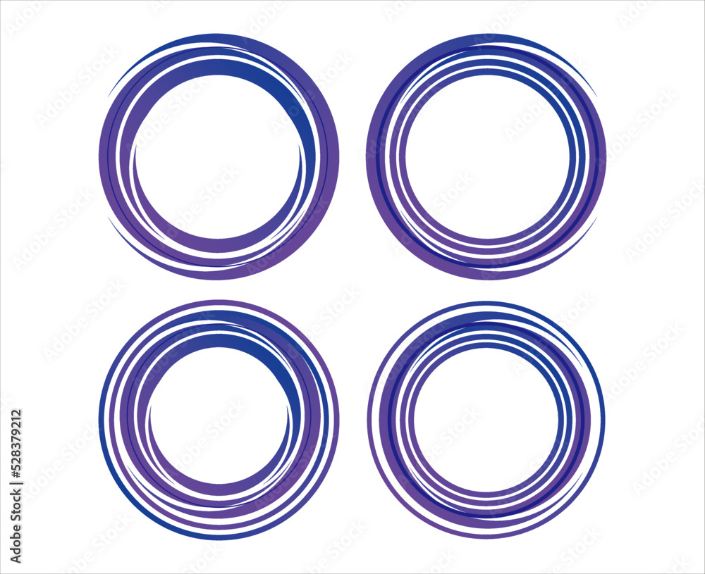 Purple abstract circle symbol icon Purple abstract circle symbol icon