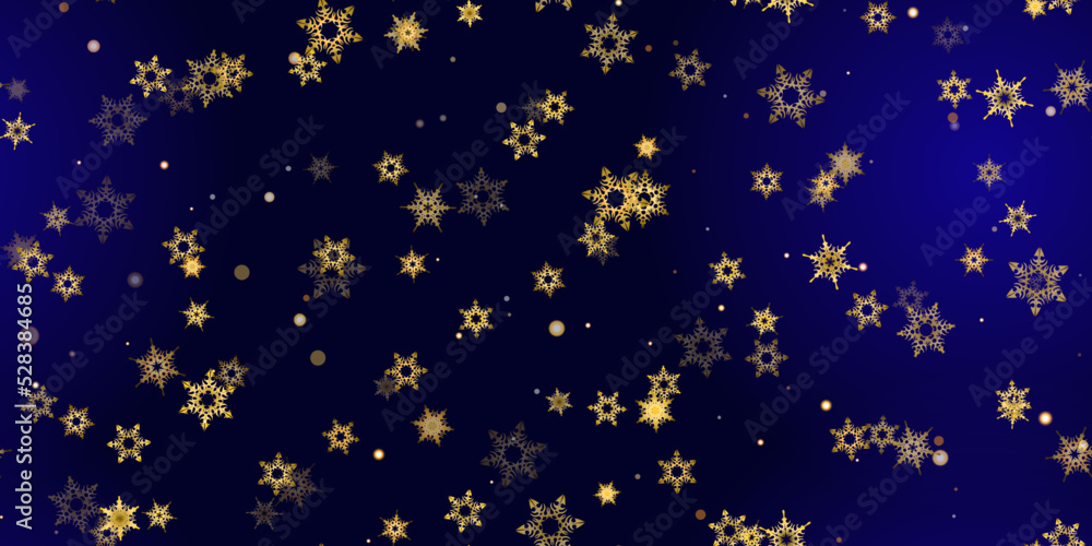 Gold snowflakes holiday seamless pattern. Gold snowflakes holiday seamless pattern.